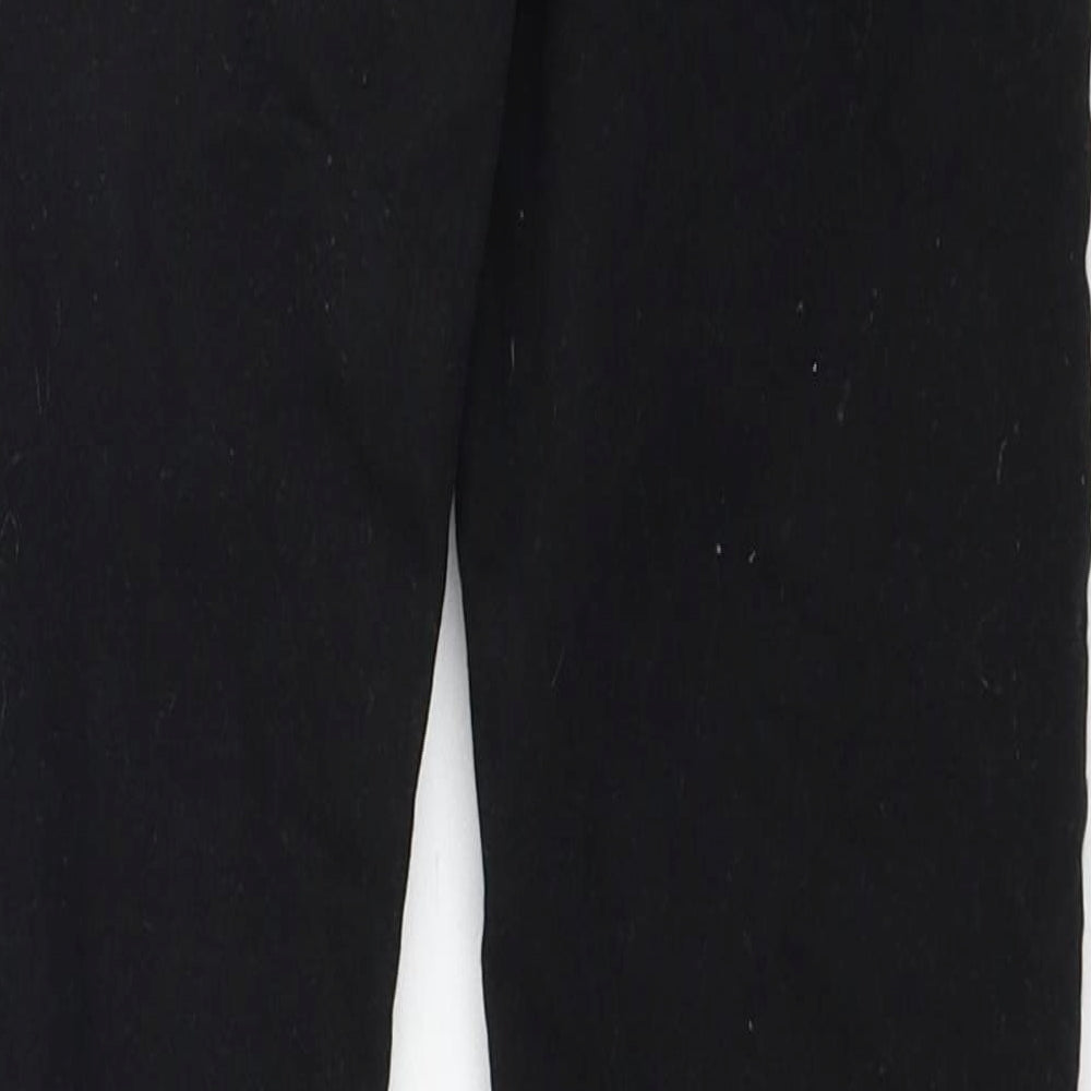 Next Girls Black Cotton Skinny Jeans Size 11 Years Regular