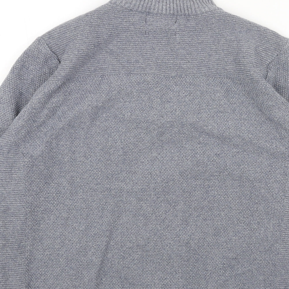 Marks & Spencer Mens Blue Jacket Size L Zip