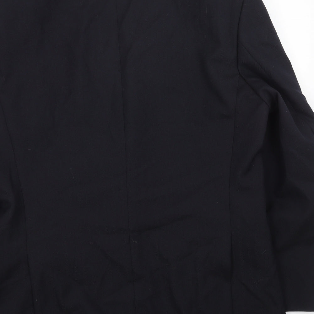 chatleys Mens Blue Viscose Jacket Blazer Size 40 Regular