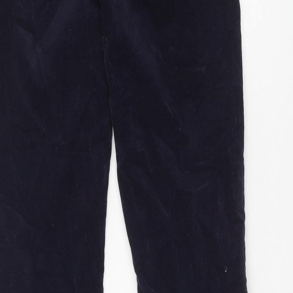 Gap Womens Blue Cotton Trousers Size 24 in Regular Zip