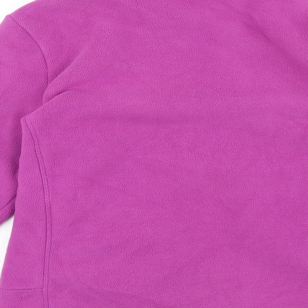 Marks & Spencer Womens Purple Jacket Size 10 Zip