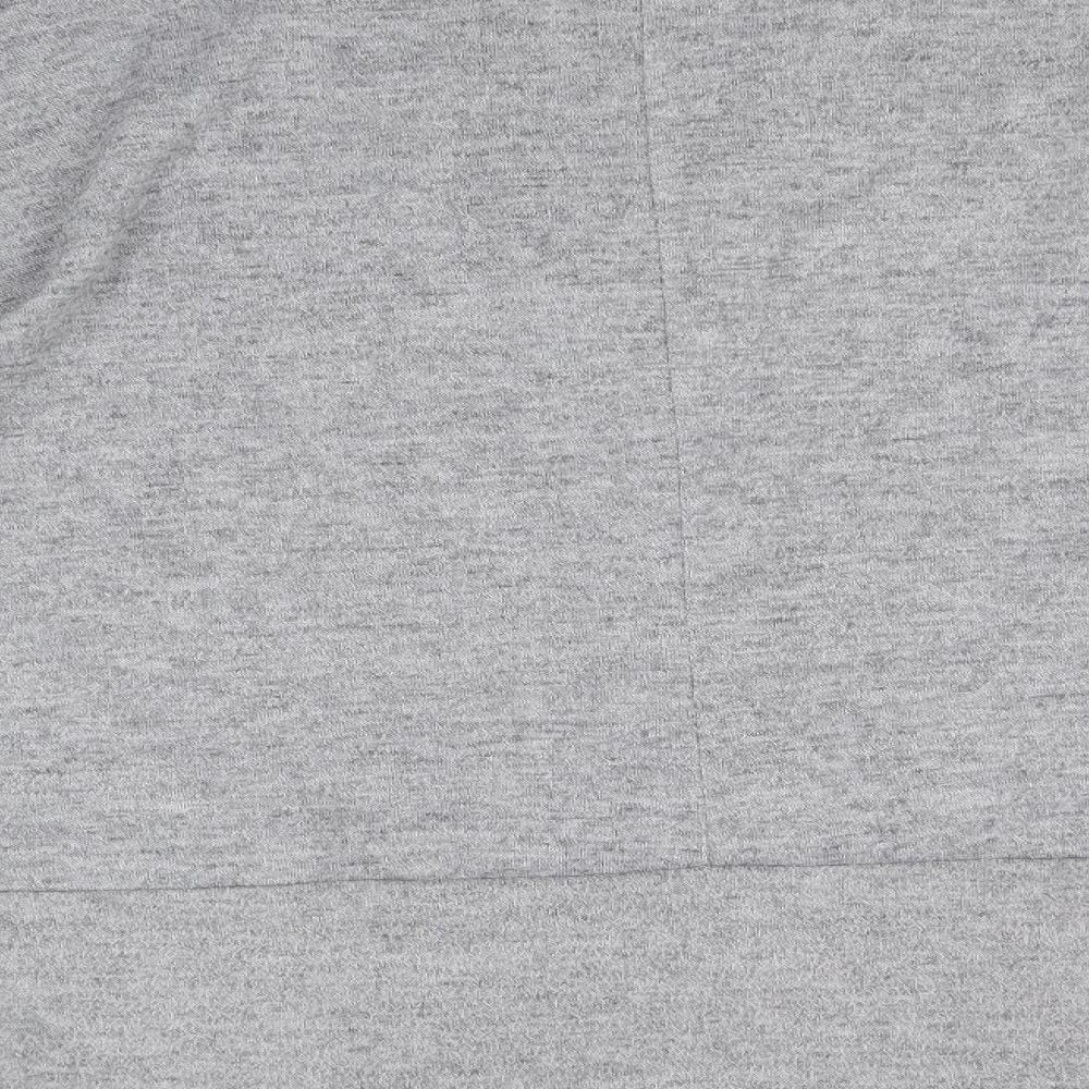 Roman Womens Grey Round Neck Viscose Pullover Jumper Size L