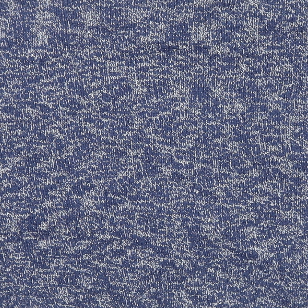 H&M Womens Blue Round Neck Cotton Pullover Jumper Size M