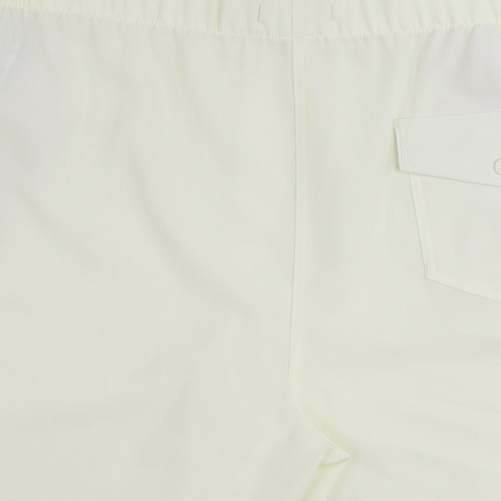 Marks & Spencer Womens Ivory Polyester Sweat Shorts Size 22 Regular
