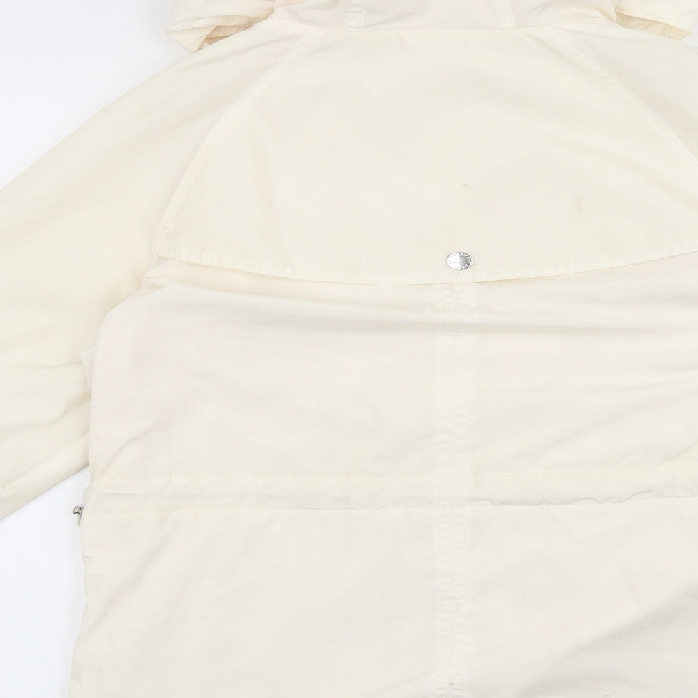Marks & Spencer Womens Ivory Jacket Size 6 Zip