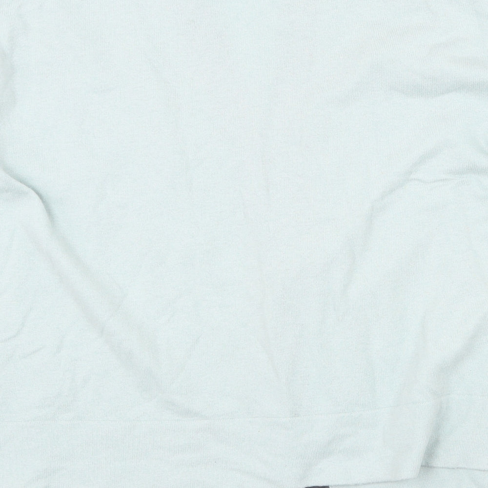 Next Womens Green V-Neck Cotton Cardigan Jumper Size 10