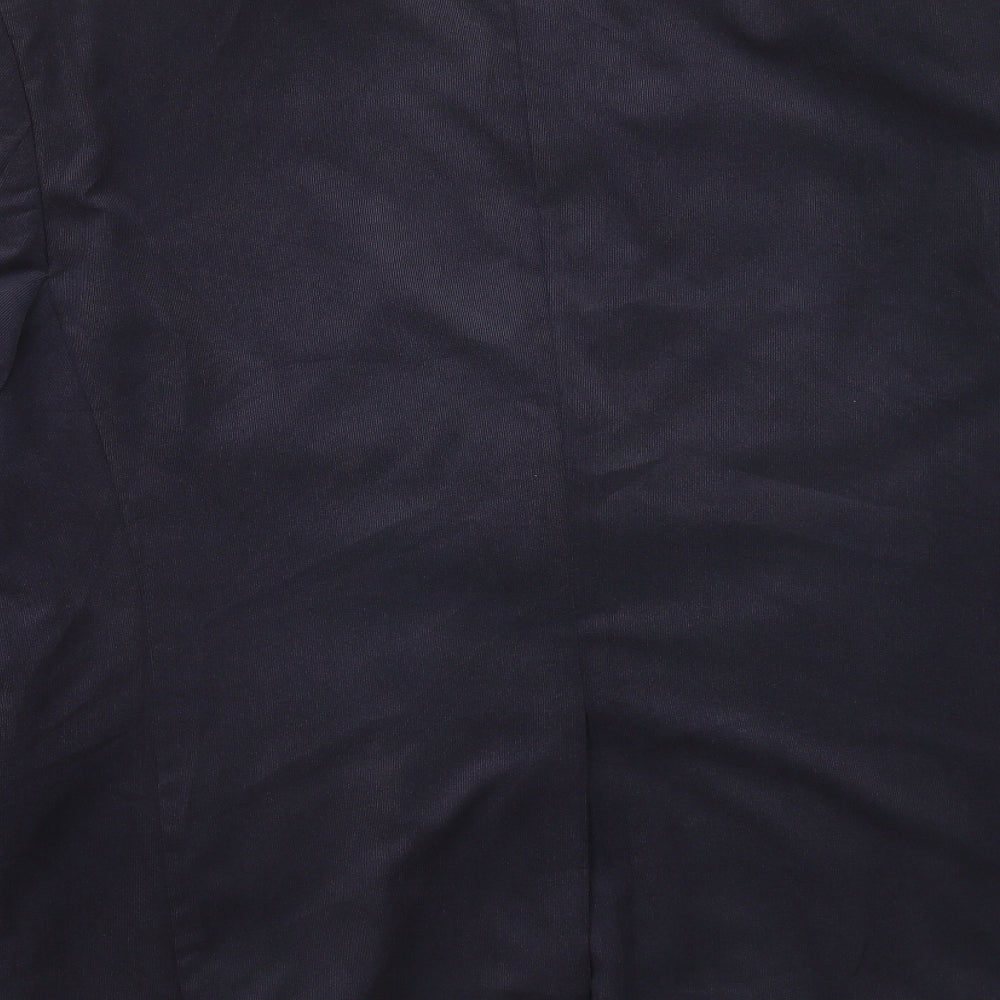 Marks & Spencer Mens Blue Polyester Jacket Blazer Size 42 Regular