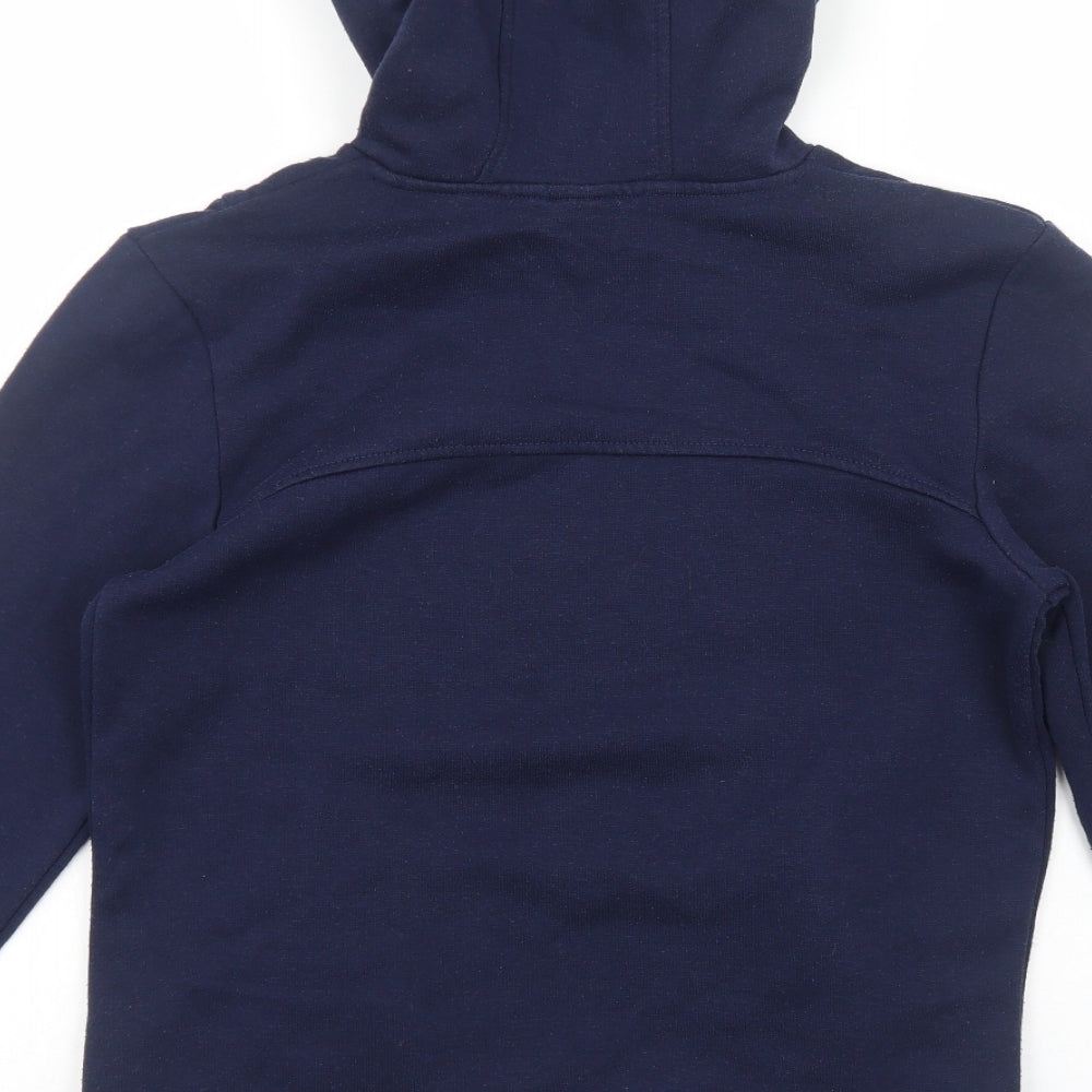LA Gear Womens Blue Cotton Pullover Hoodie Size 8 Pullover