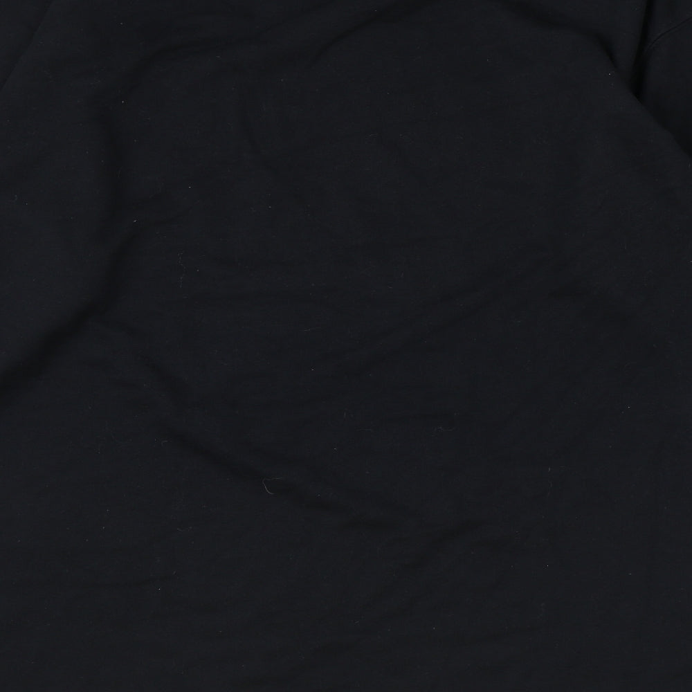 Boohoo Womens Black Polyester Pullover Sweatshirt Size S Pullover - Amore