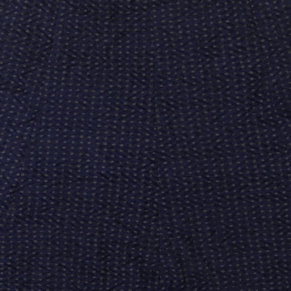 Classics Womens Blue Geometric Polyester Swing Skirt Size 20