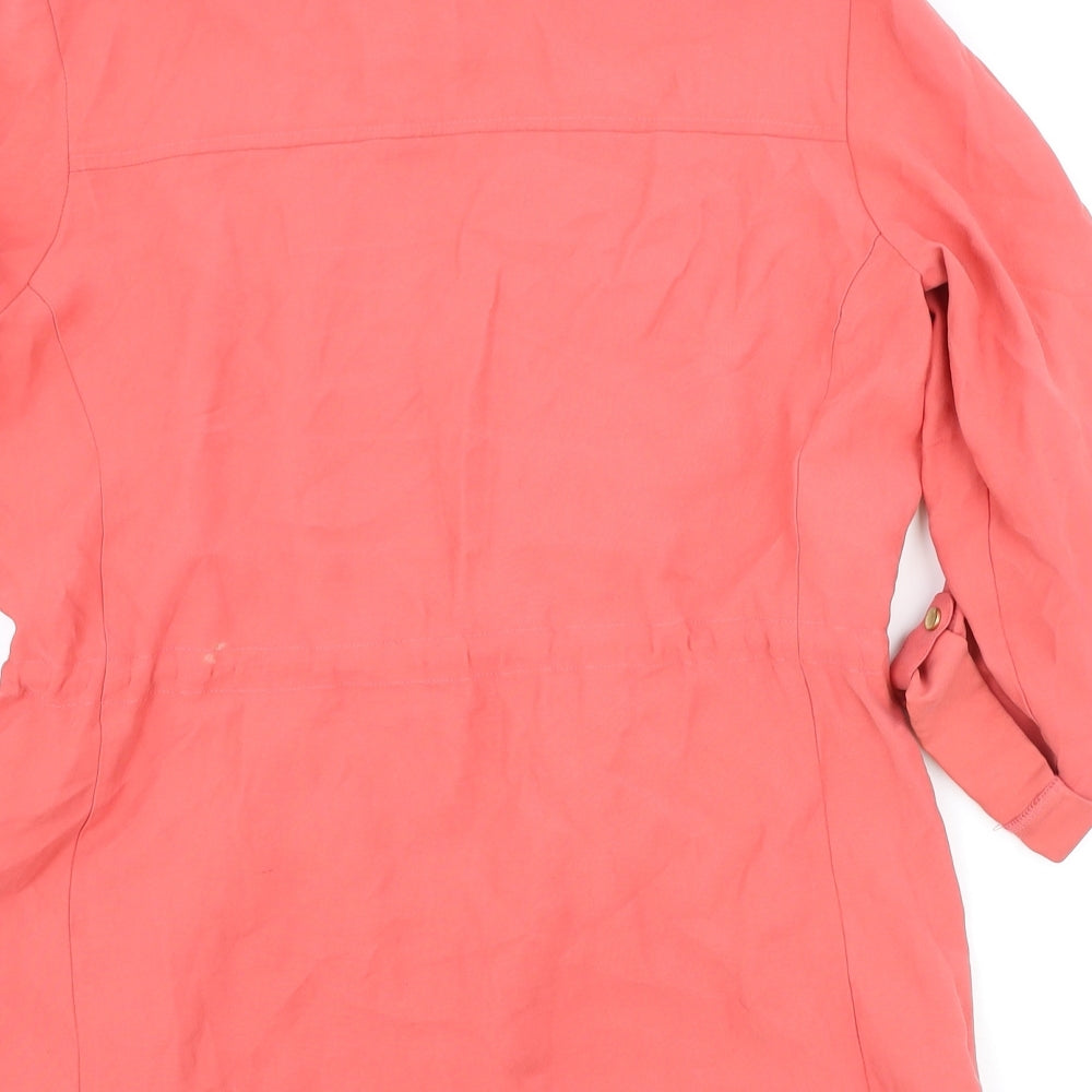Zara Womens Pink Jacket Size S Zip
