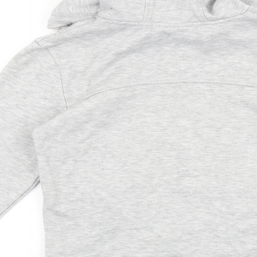 LA Gear Womens Grey Cotton Pullover Hoodie Size 6 Pullover