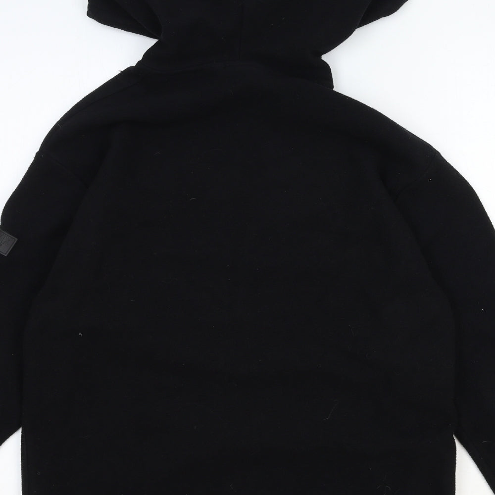 ASOS Womens Black Polyester Pullover Hoodie Size 2XS Pullover