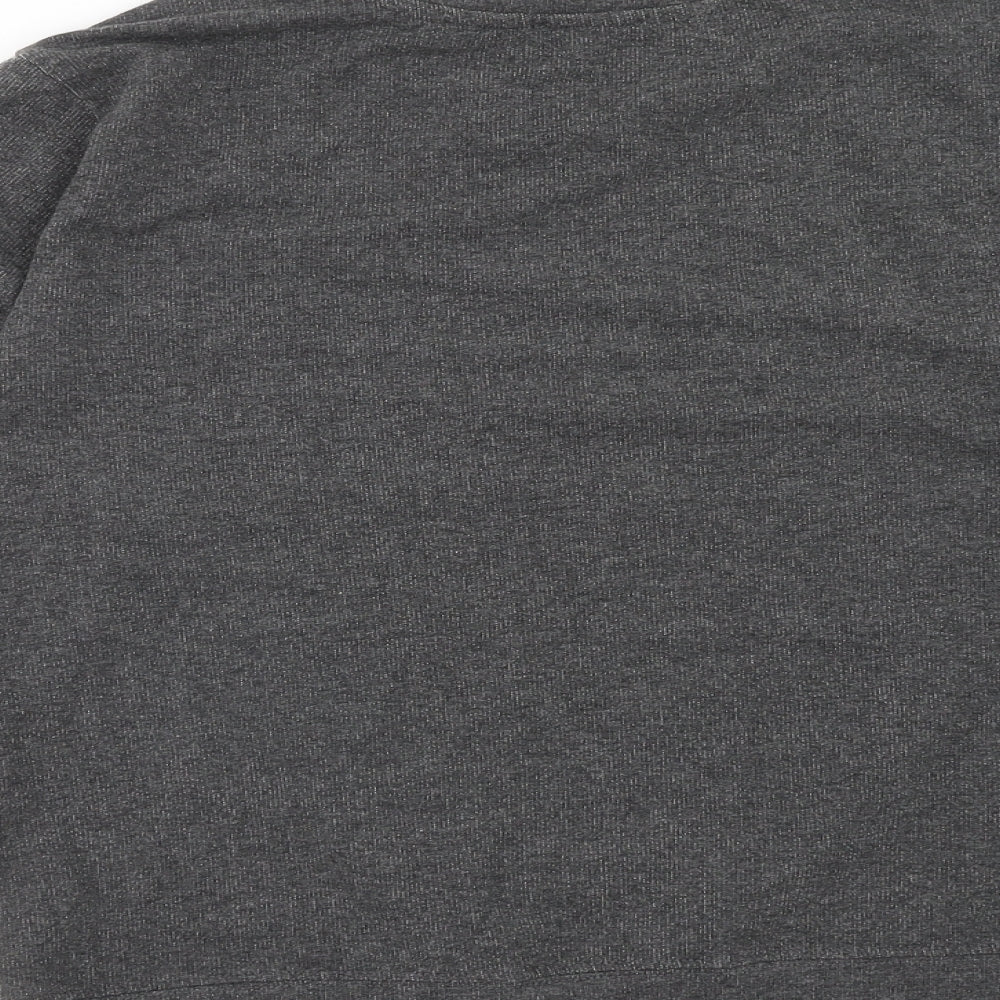 M Life Womens Grey Cotton Pullover Sweatshirt Size S Pullover