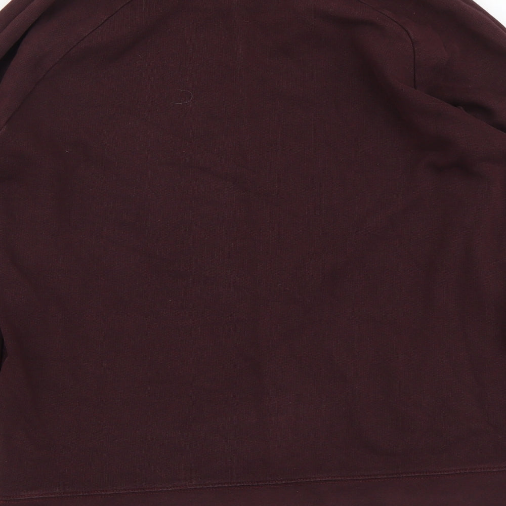ASOS Mens Purple Cotton Pullover Sweatshirt Size M