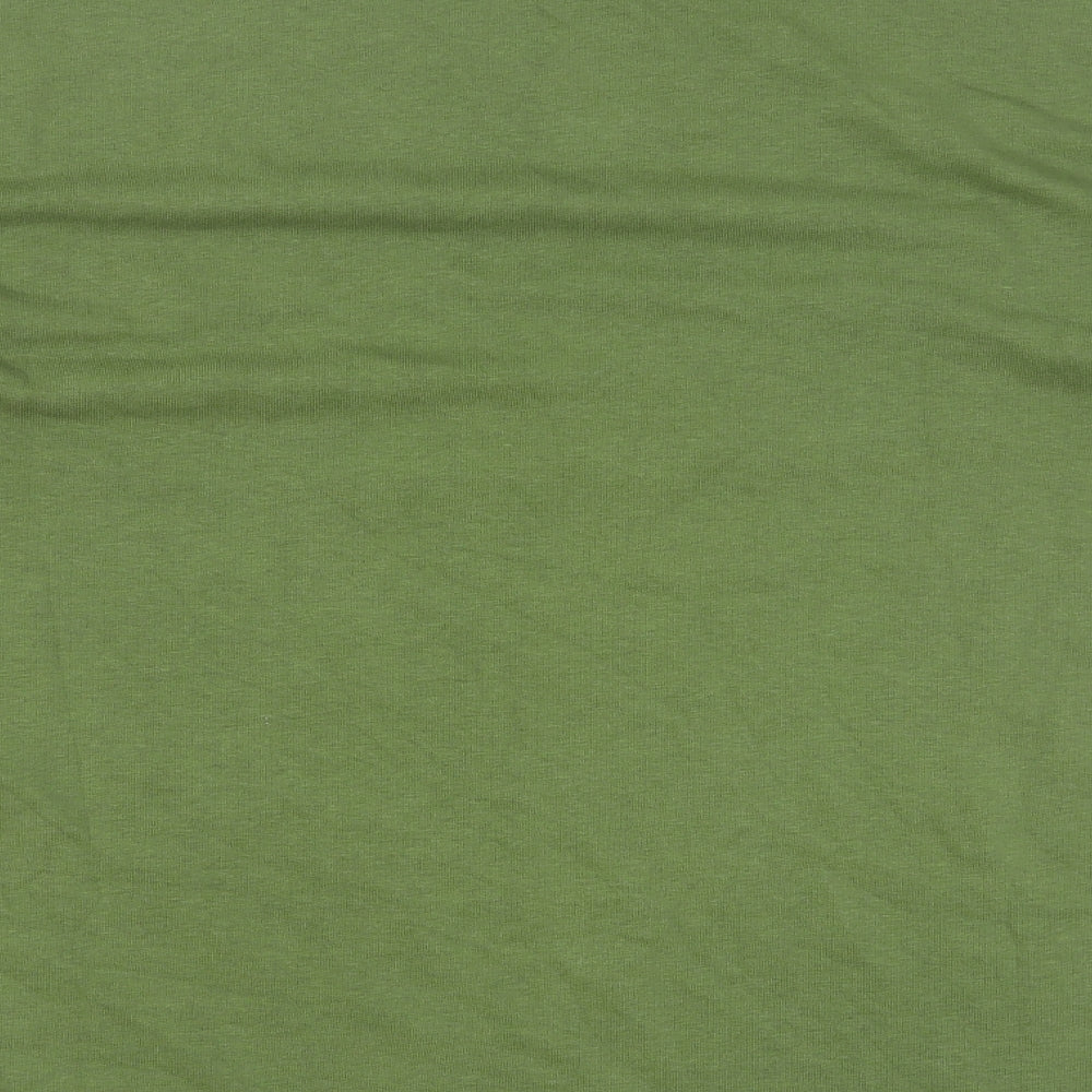 Marks & Spencer Womens Green Cotton Pullover Sweatshirt Size 8 Pullover