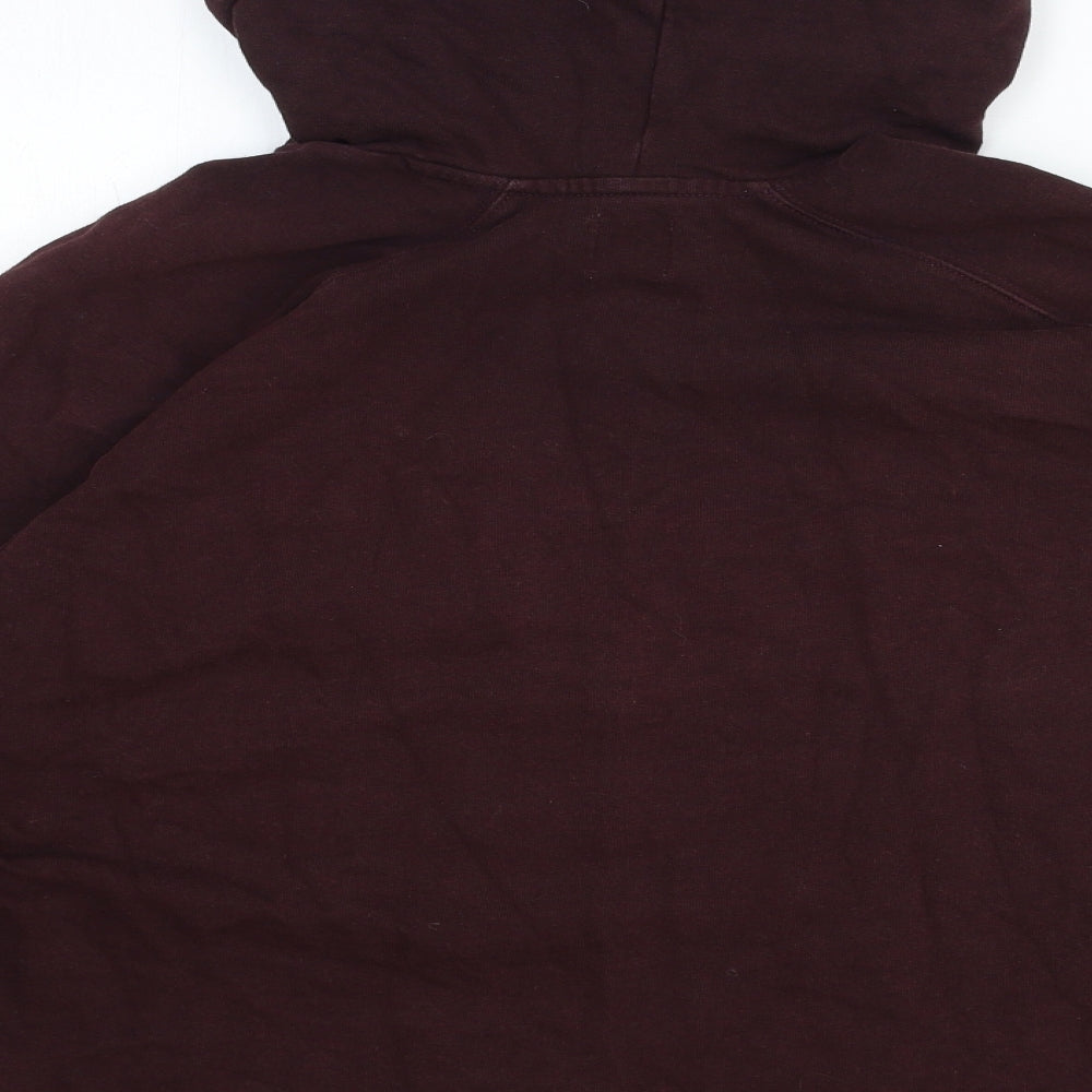 ASOS Womens Brown Polyester Pullover Hoodie Size L Pullover