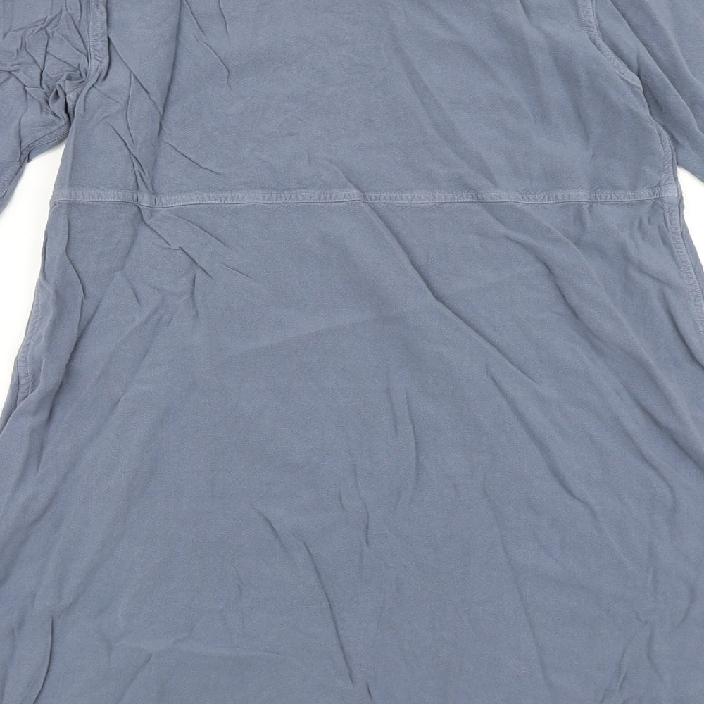 Great plains Womens Grey 100% Cotton A-Line Size M Scoop Neck Pullover