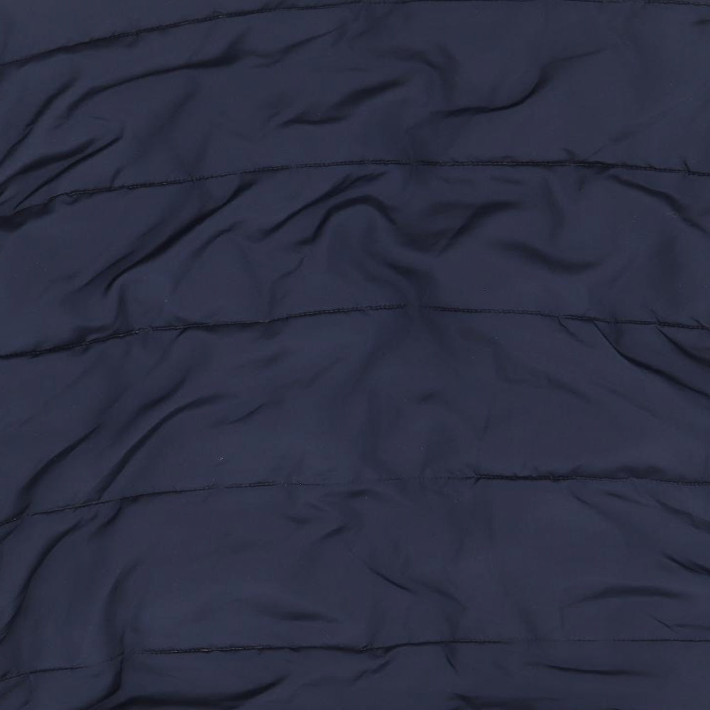 Love Coats Womens Blue Quilted Coat Size 18 Zip
