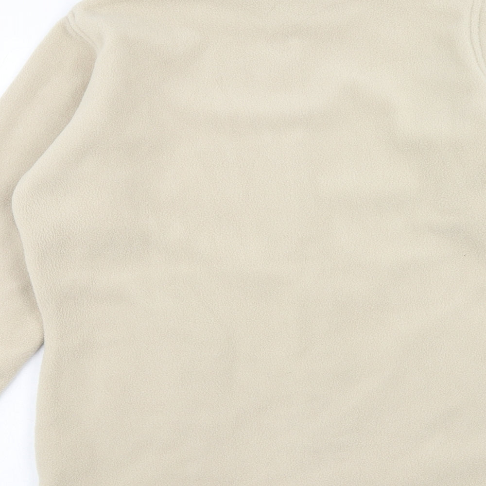 EWM Womens Beige Jacket Size S Zip