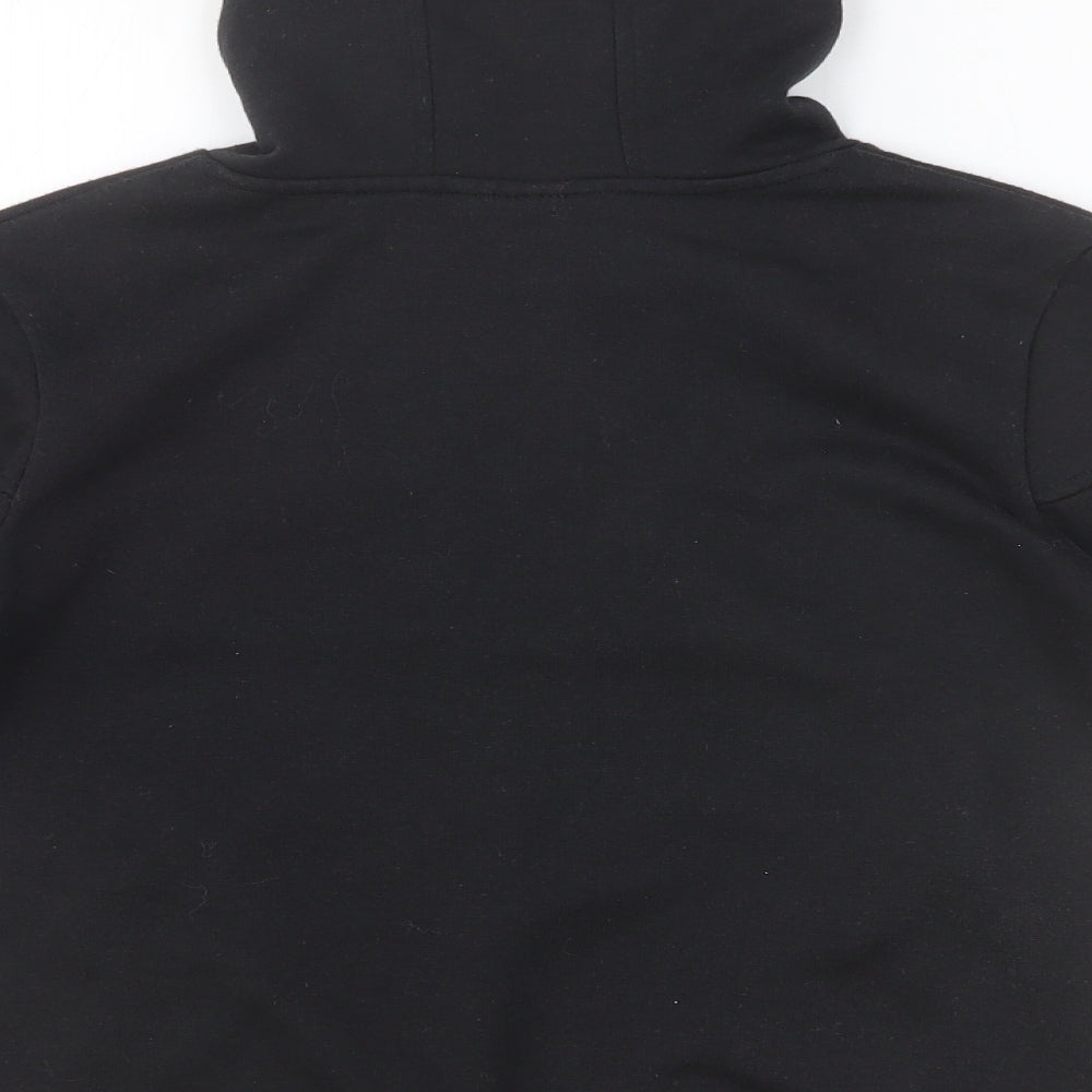 LA Gear Girls Black Polyester Pullover Hoodie Size 9-10 Years Pullover