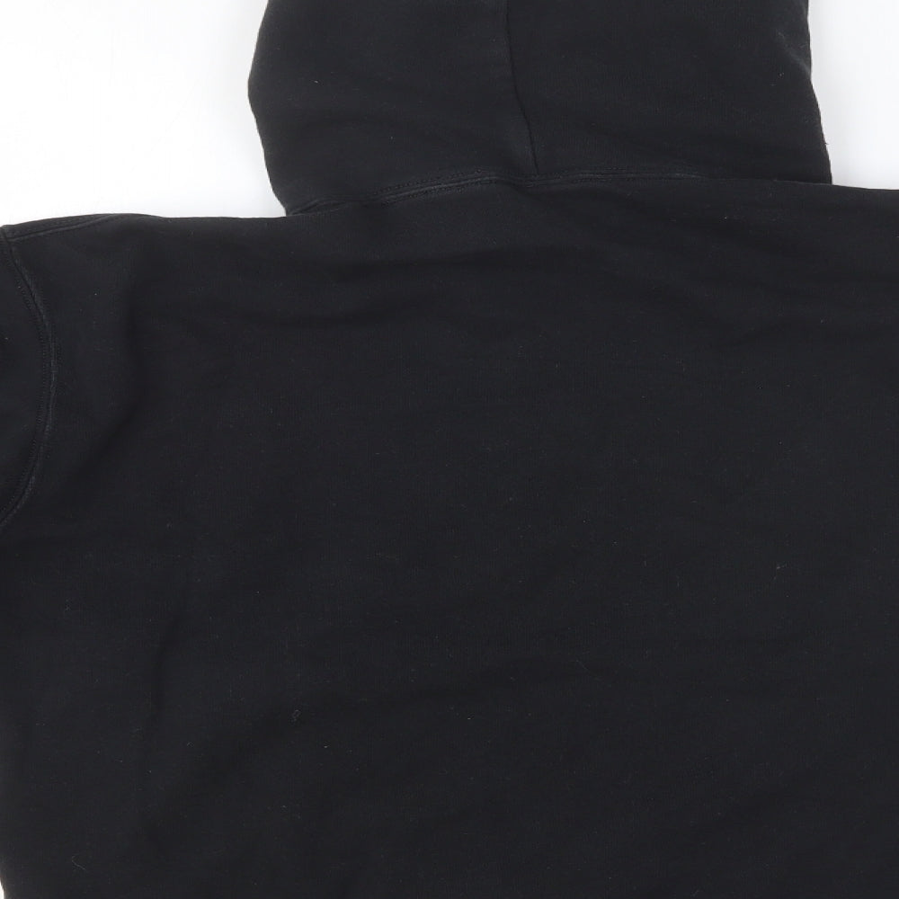 Preworn Womens Black Cotton Pullover Hoodie Size XS Pullover