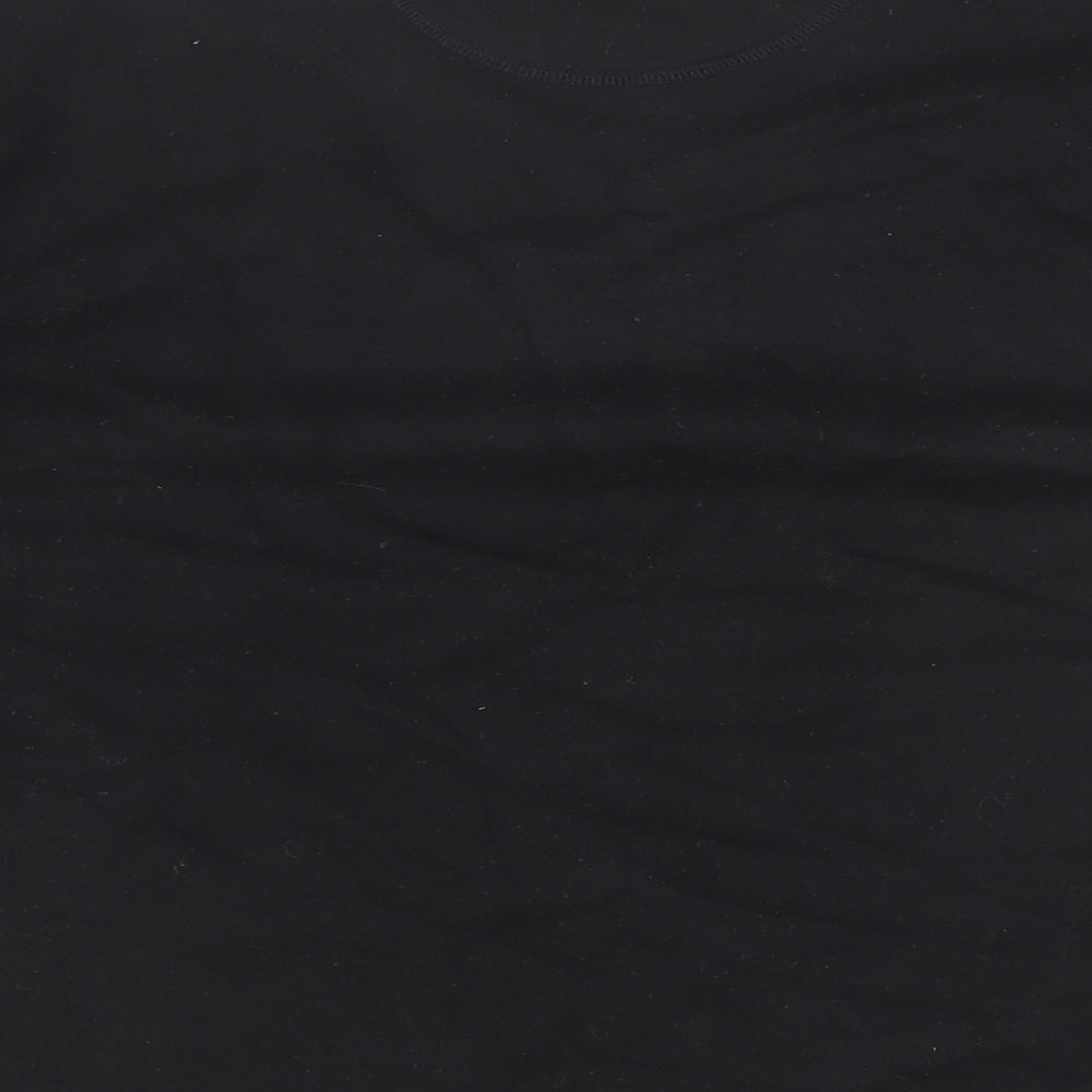 Amazon Womens Black Cotton Pullover Sweatshirt Size M Pullover