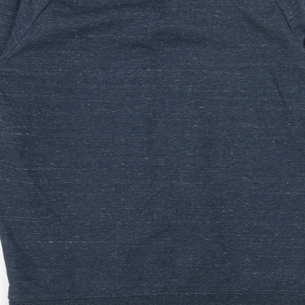 Preworn Womens Blue Cotton Pullover Sweatshirt Size M Pullover