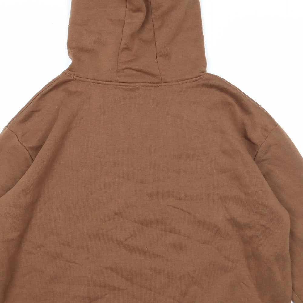 Primark Womens Brown Cotton Pullover Hoodie Size 18 Pullover - Merci