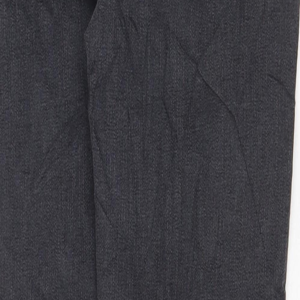 Marks & Spencer Womens Grey Cotton Skinny Jeans Size 8 Regular Zip