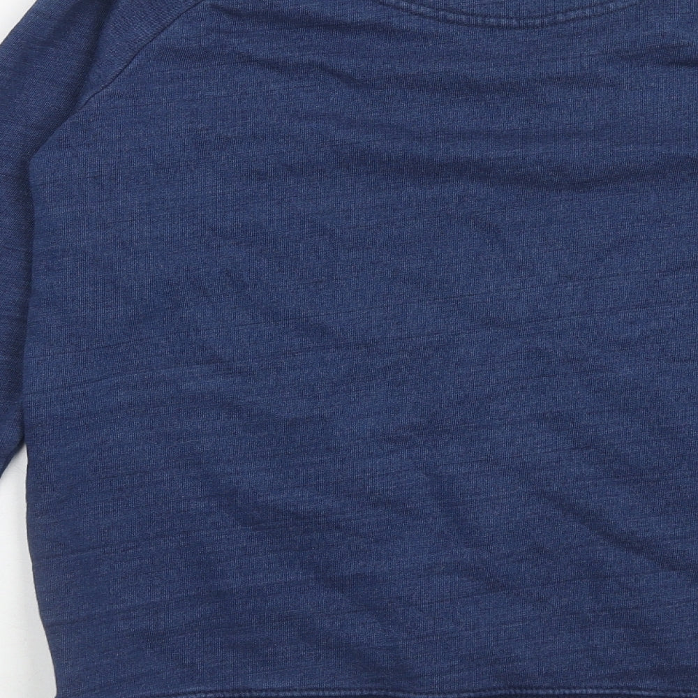 Nailed it Womens Blue Cotton Pullover Sweatshirt Size S Pullover