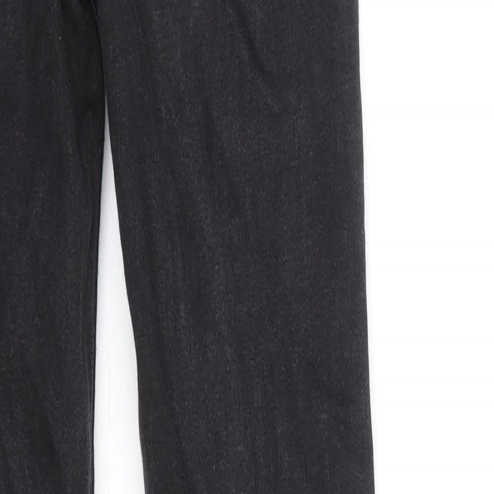 Review Womens Black Cotton Skinny Jeans Size 25 in Regular Button