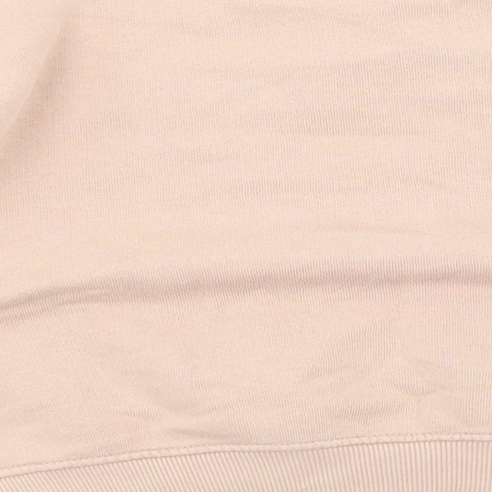 Zara Girls Pink Cotton Pullover Sweatshirt Size 10 Years Pullover