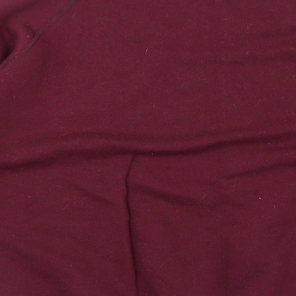 Sweat Trends Womens Red Cotton Pullover Sweatshirt Size XL Pullover