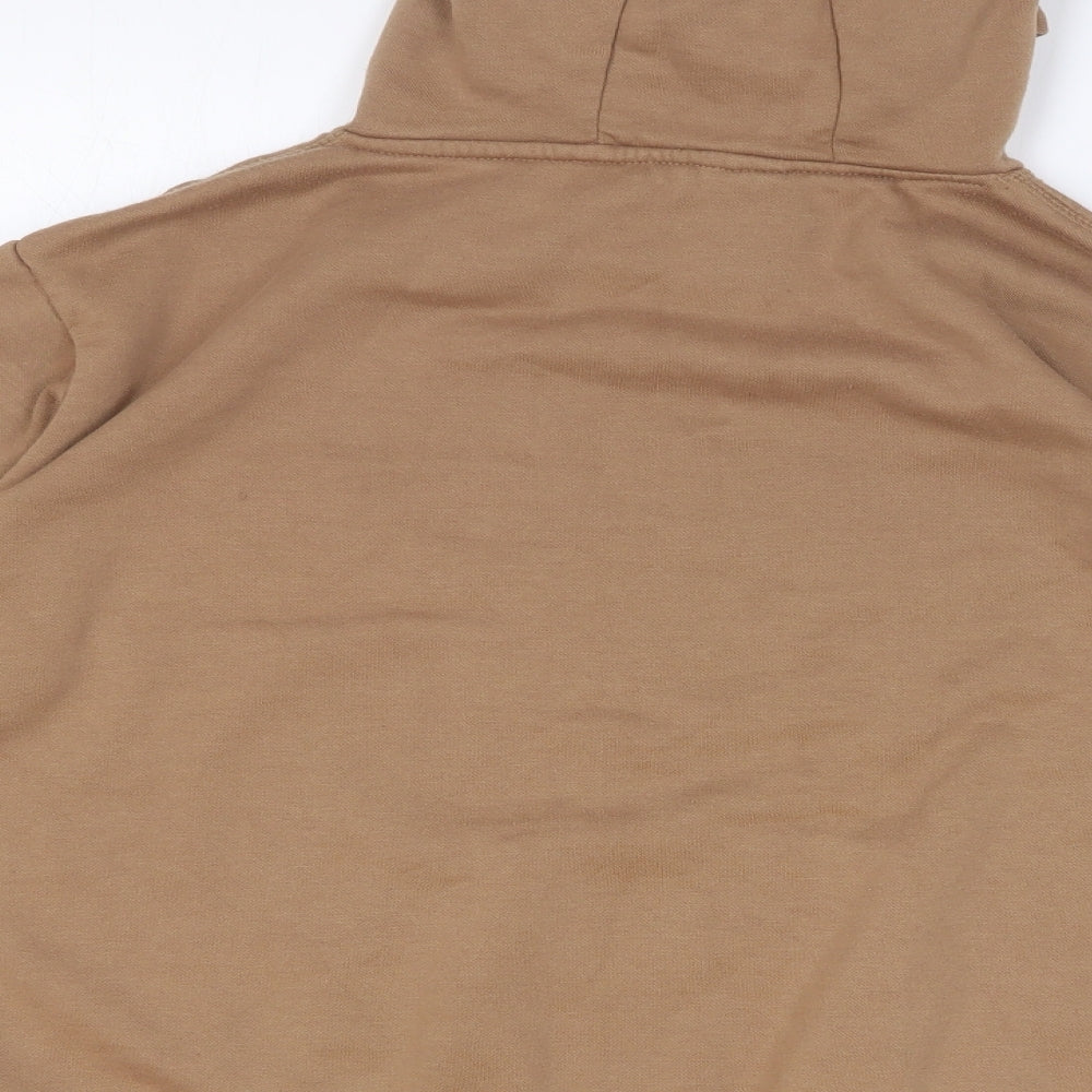 Primark Womens Brown Cotton Pullover Hoodie Size XS Pullover