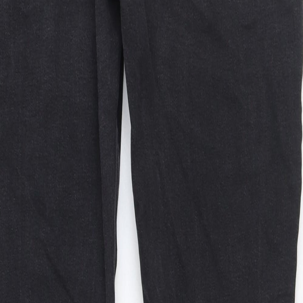 Topman Womens Black Cotton Skinny Jeans Size 36 in Extra-Slim Zip