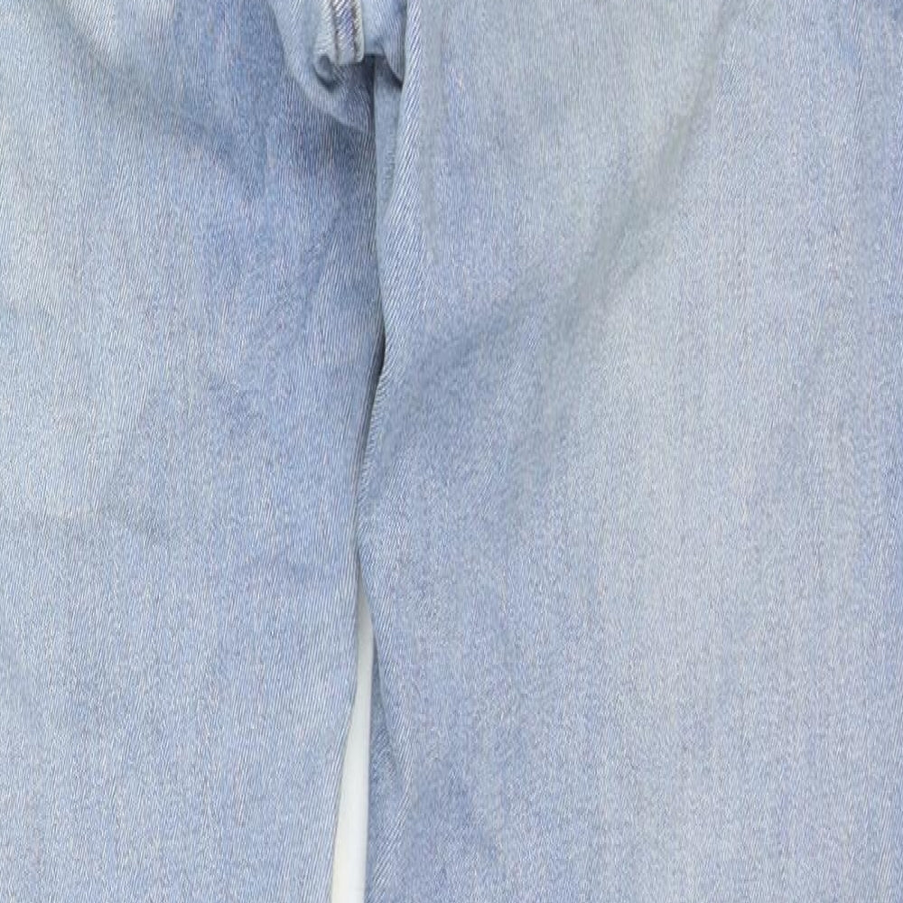 Skinny & Denim Mens Blue Cotton Skinny Jeans Size 32 in Regular Zip