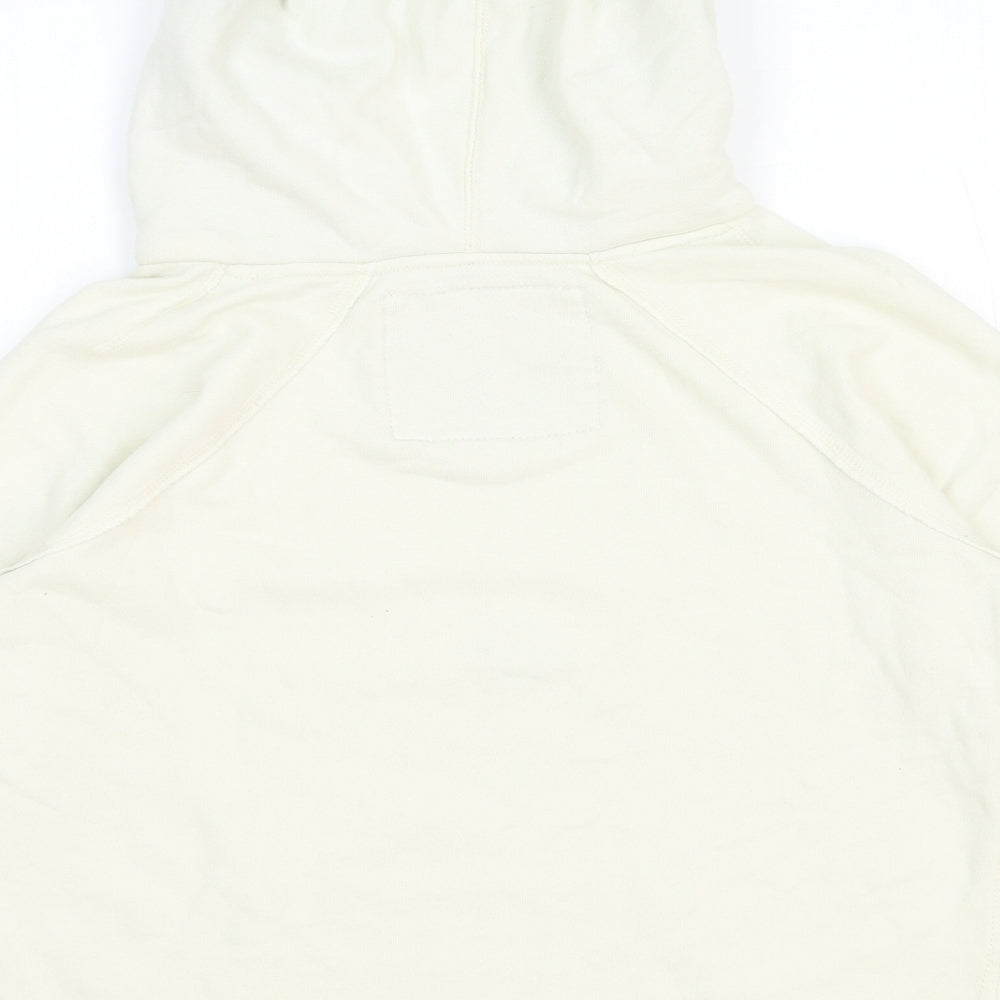 Between the flags Womens White Cotton Pullover Hoodie Size 10 Pullover - SLSA