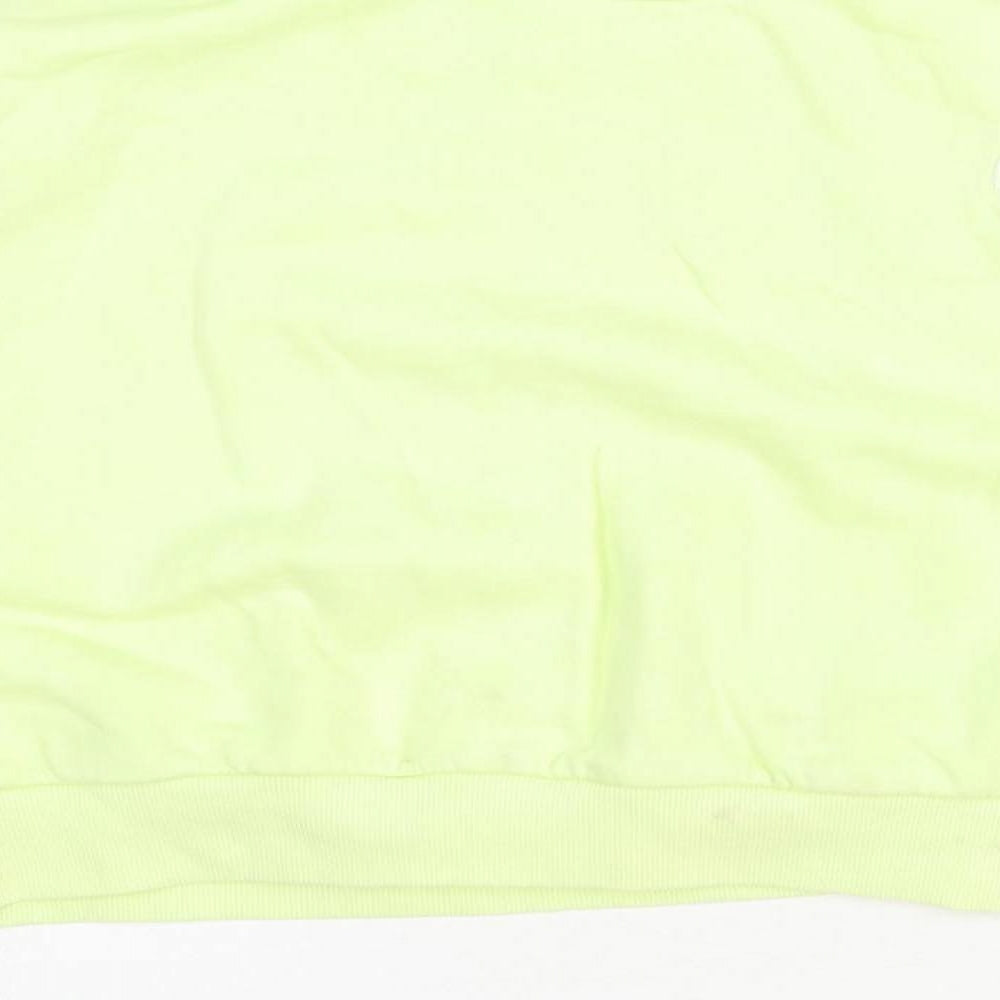 Marks & Spencer Girls Yellow Cotton Pullover Sweatshirt Size 10-11 Years Pullover
