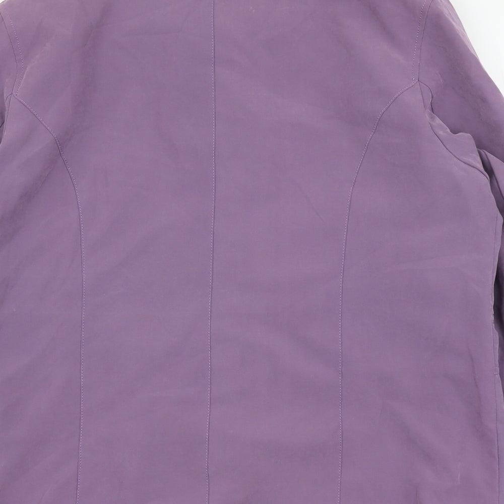 Blamoral Womens Purple Jacket Size 16 Zip