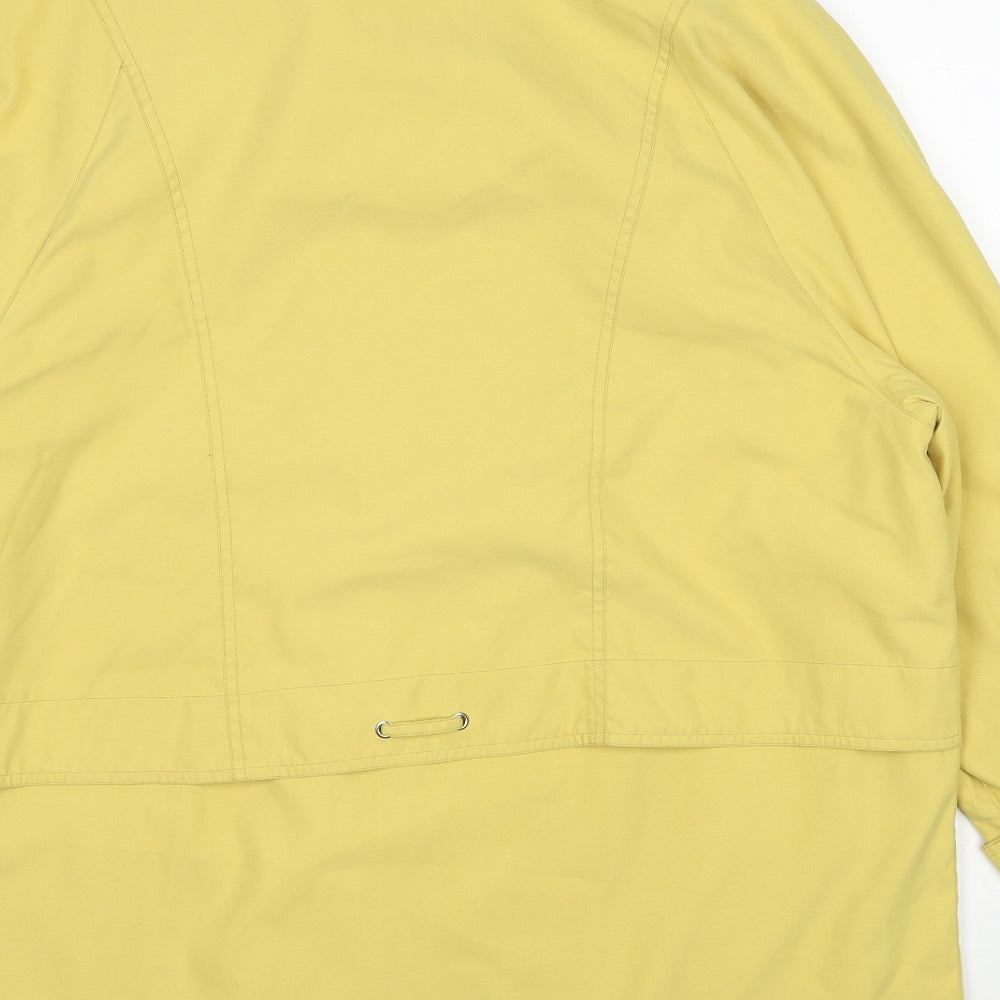 Telemac Womens Yellow Jacket Size 2XL Zip