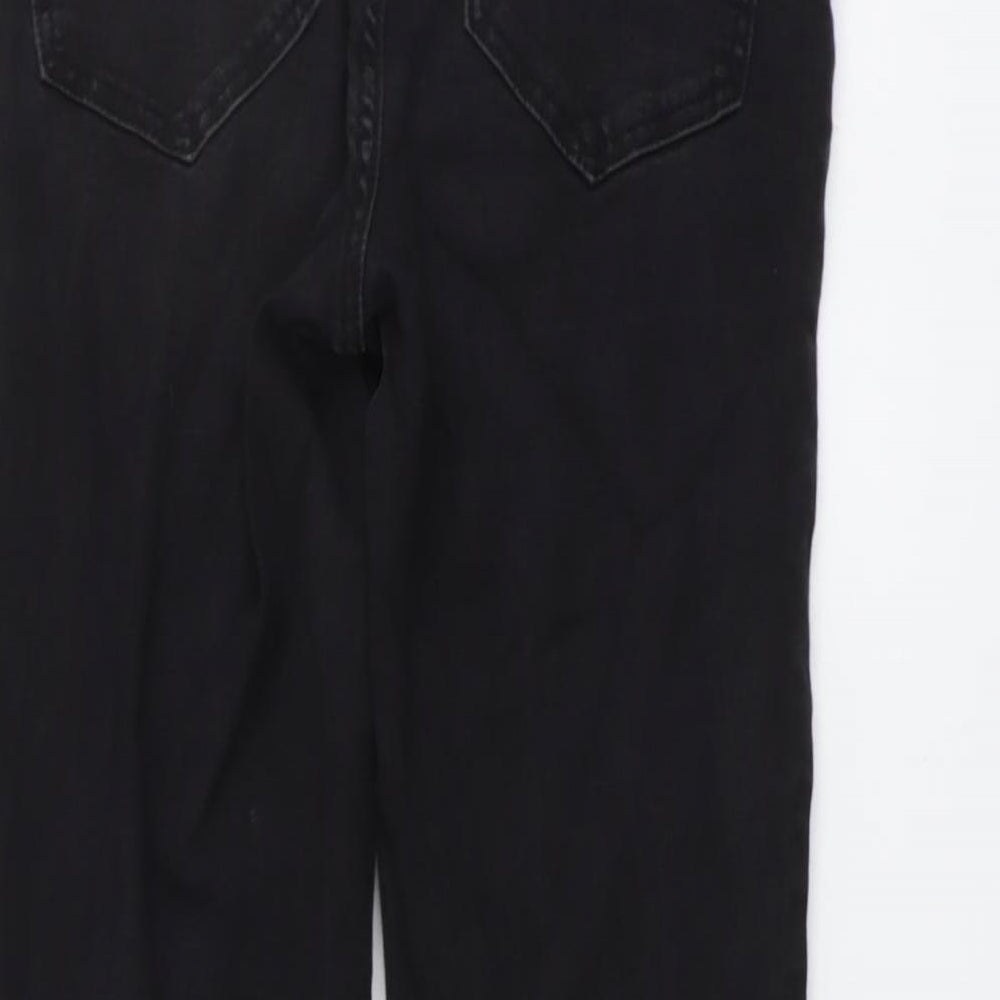 Noisy May Womens Grey Cotton Skinny Jeans Size 28 in L28 in Regular Button
