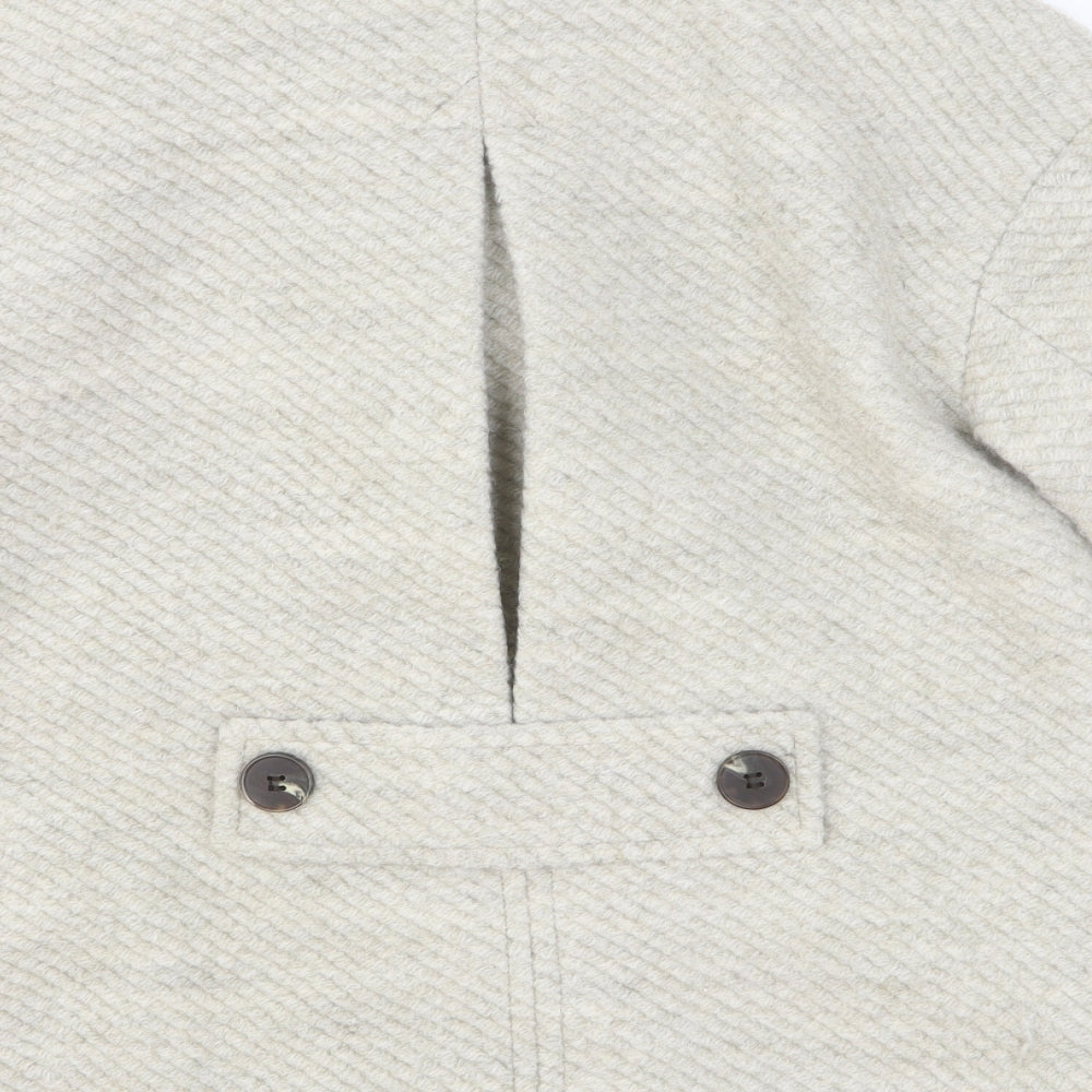 Marks & Spencer Womens Beige Jacket Size XS Button