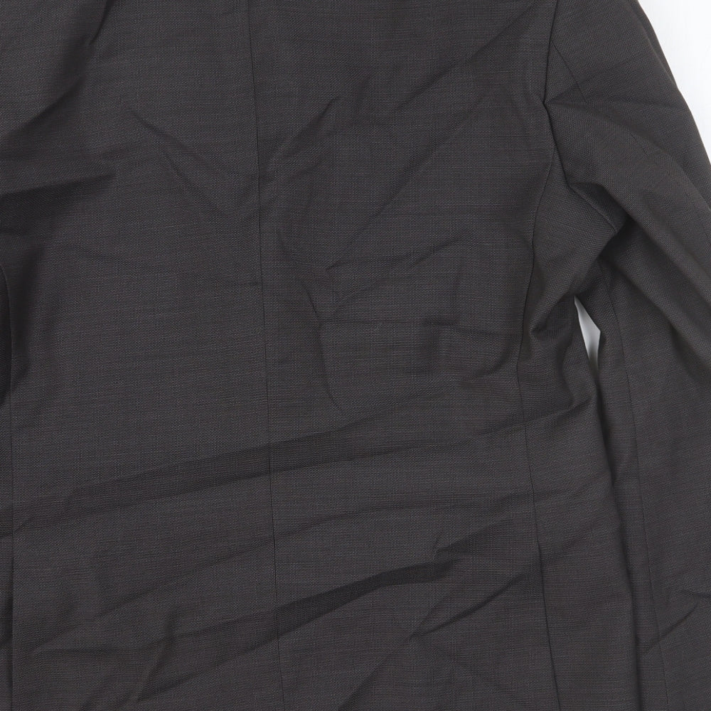 Marks & Spencer Mens Grey Wool Jacket Suit Jacket Size 40 Regular