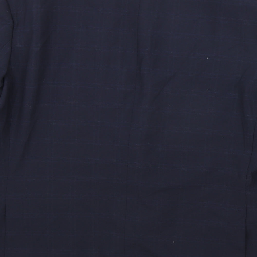 Marks & Spencer Mens Blue Wool Jacket Suit Jacket Size 2XL Regular
