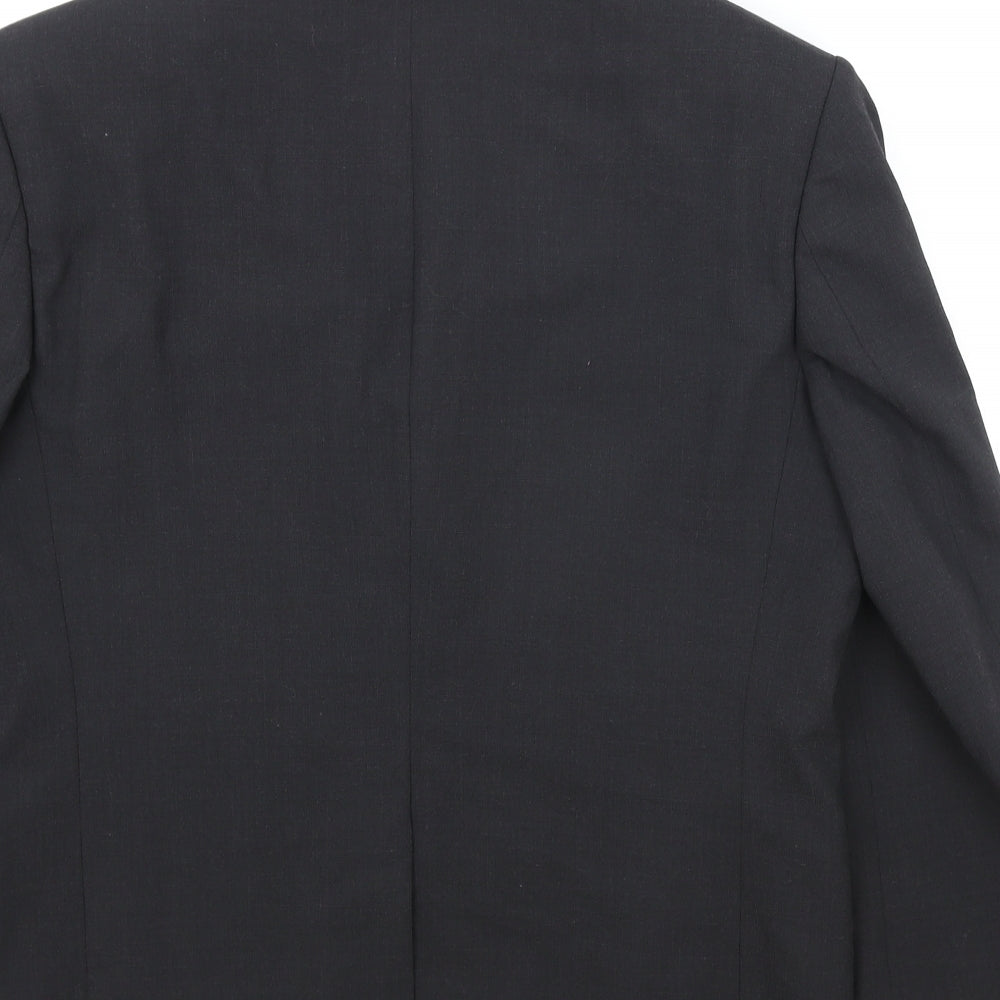 Marks & Spencer Mens Grey Polyester Jacket Suit Jacket Size 42 Regular