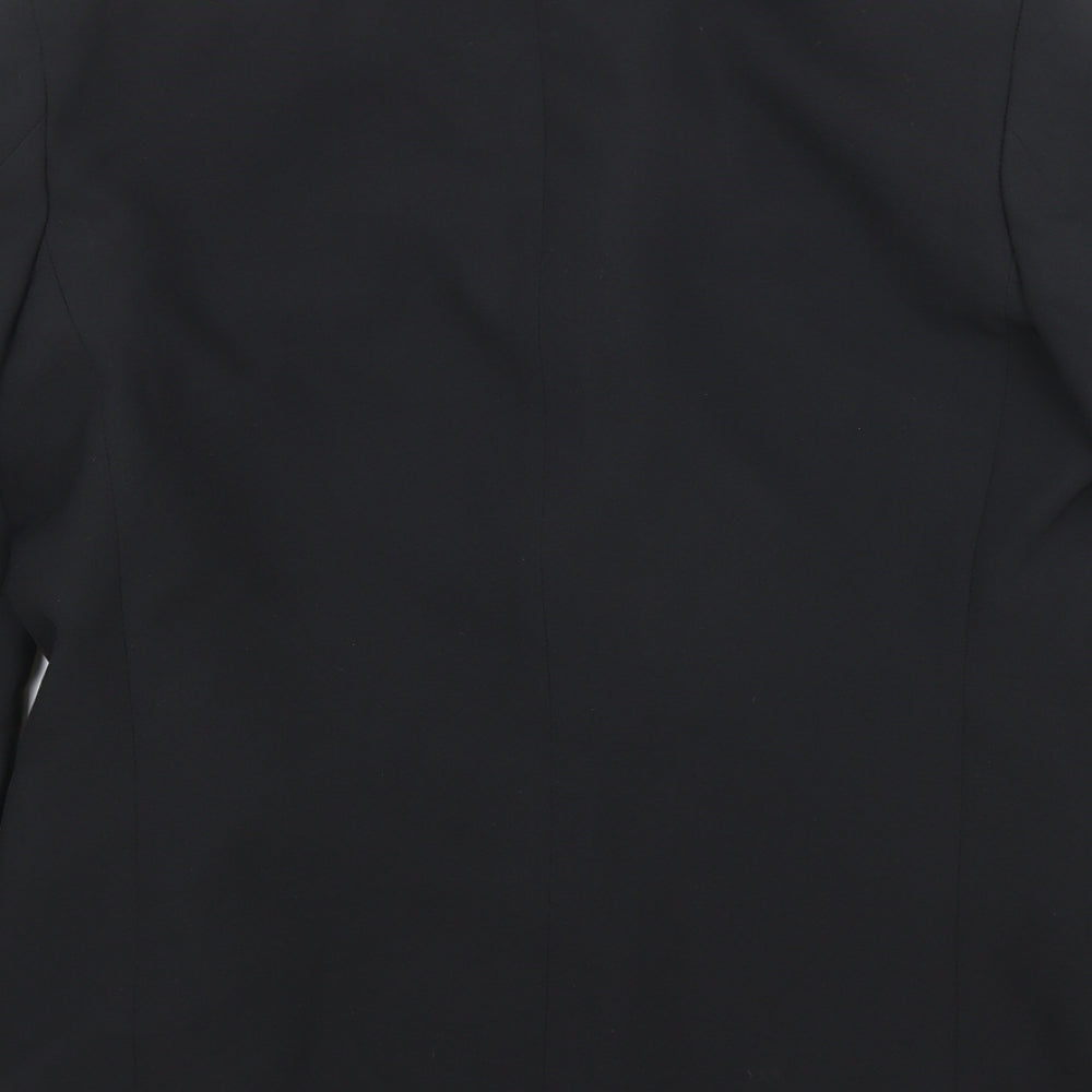 Lincroft Mens Black Polyester Jacket Suit Jacket Size 40 Regular