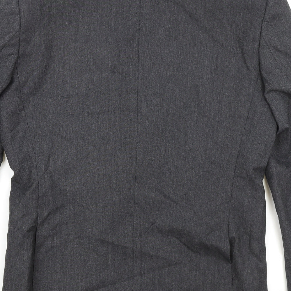 Marks & Spencer Mens Grey Polyester Jacket Suit Jacket Size M Regular