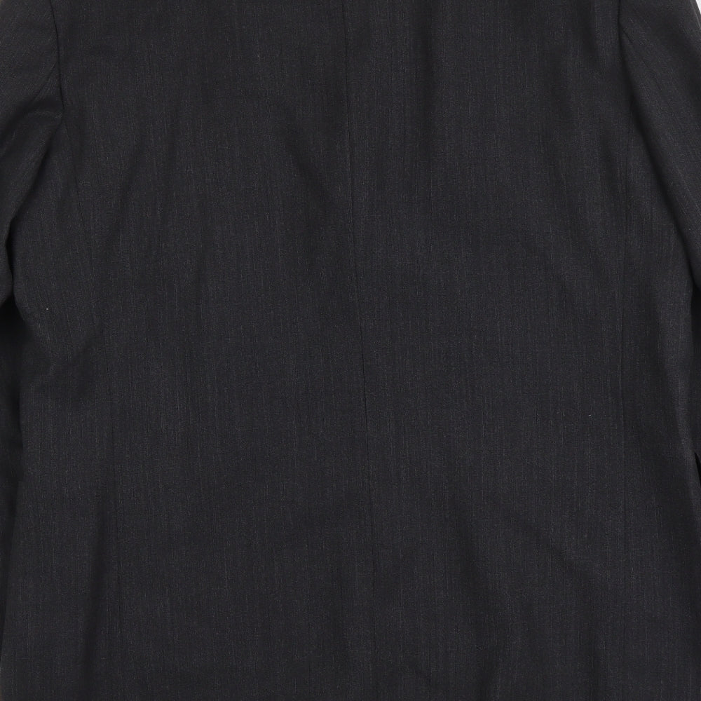 NEXT Mens Grey Polyester Jacket Suit Jacket Size L Regular