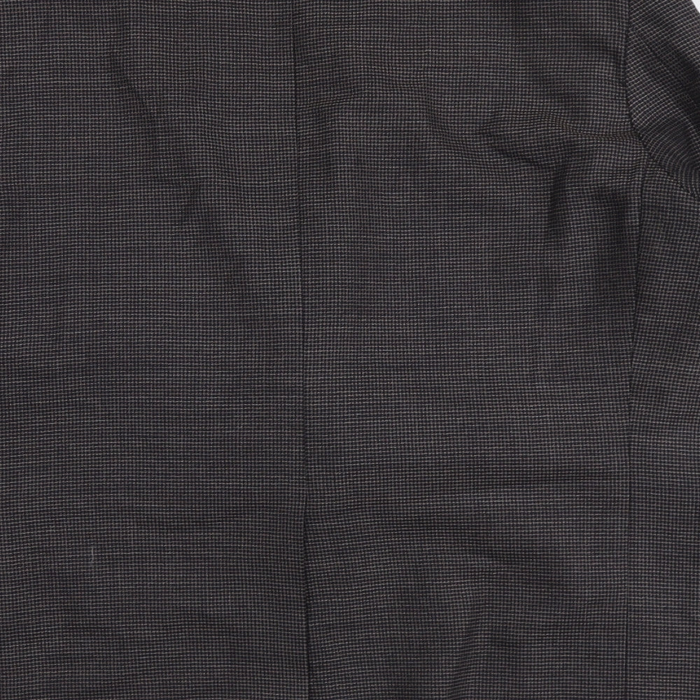 Stafford Ellison Mens Grey Wool Jacket Suit Jacket Size XL Regular
